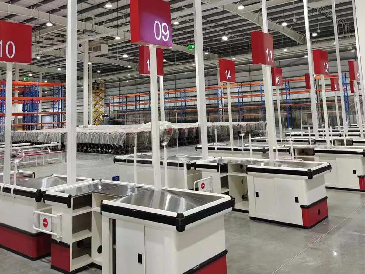 Retail checkout counter and point of sale